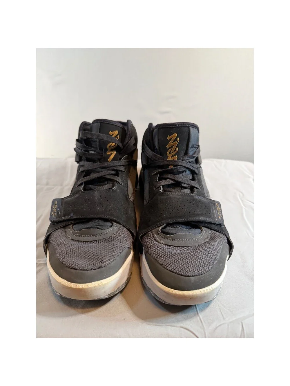 Jordan Zion 2 Black Gold Metallic Mens Basketball Shoes DO7688-001 Size 12